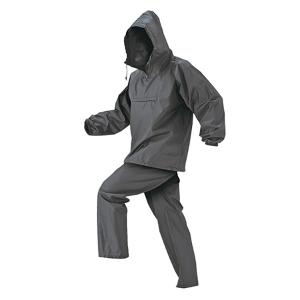 ヤッケ 上下セット M ブラック フード付 ポリエステル100% 撥水加工