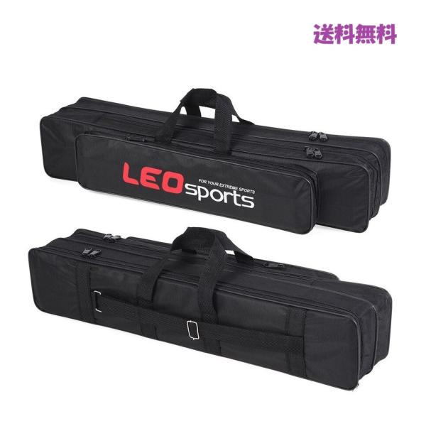 軽量大容量フィッシングバッグ 釣り竿をしっかり収納できる多機能ロッドケース 80cmナイロン製