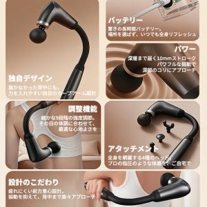 筋膜リリース 背中マッサージ マッサージガン ...の詳細画像1