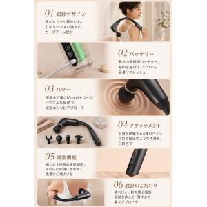 筋膜リリース 背中マッサージ マッサージガン ...の詳細画像1
