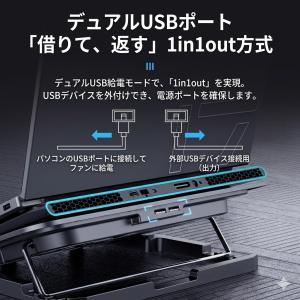 ノートパソコン 強力冷却 パソコン台 ノート ...の詳細画像5