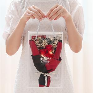 ソープフラワー キュートシャボンブーケ 花束 ...の詳細画像2