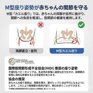 抱っこひも ベビーキャリア 両手自由 通気性メ...の詳細画像2
