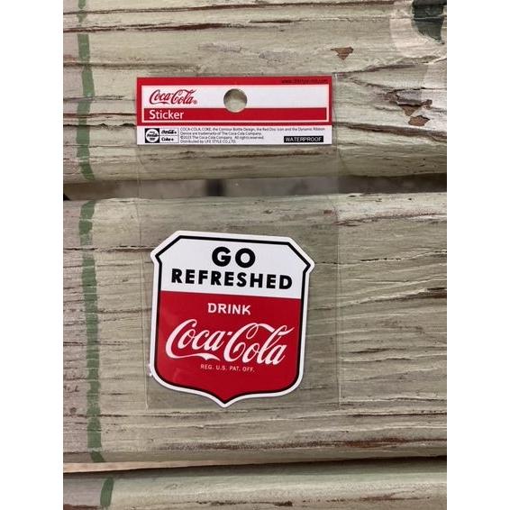 コカ・コーラ coca cola ステッカー シール スマホ XXSサイズ メール便可 BA4xxs