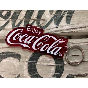 コカ・コーラ Coca Cola ロゴ キーホルダー キーリング  メール便対応｜PACIFIC SIGN
