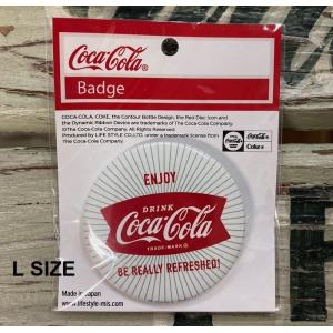 コカ・コーラ 缶バッジ Lサイズ 57ｍｍ メール便対応 GL1W