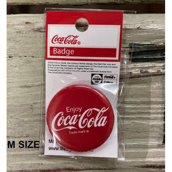 コカ・コーラ 缶バッチ Mサイズ 32ｍｍ メール便対応 GM1
