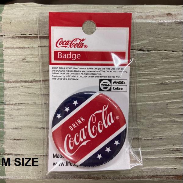 コカ・コーラ 缶バッジ Mサイズ 32ｍｍ メール便対応 GM36