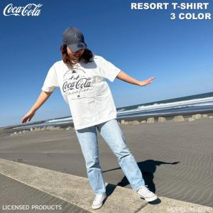 Coca-Cola コカ・コーラ Ｔシャツ 6oz 全3色 RESORT サーフィン サーフデザイン 厚手 コカ・コーラ グッズ 半袖 トップス TRAVEL REFRESHED CC-RRT2