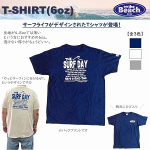 オンザビーチ Tシャツ 全3色 半袖 6oz 厚手 トップス レディース