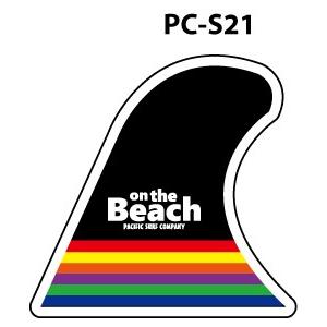 ON THE BEACH ステッカー ビーチ サーフ 夏 海 耐水 耐光 PC-S21