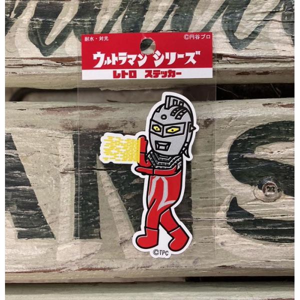 ウルトラマン ステッカー シール レトロ  ウルトラセブン ワイドショット XXS 小さめサイズ ブ...