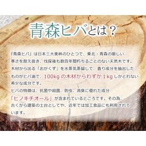 天然青森ヒバオイル 100ml入 天然青森ヒバ...の詳細画像4