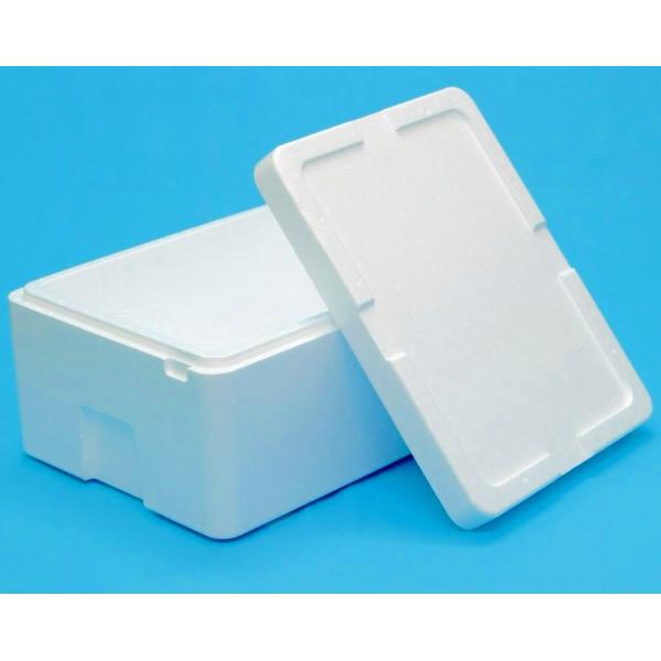 スチロ−ルＢＯＸ 6kg 1セット（本体・フタ）　　内寸：350×265×H164　HN-10Z