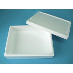 スチロールBOX 3kg　1セット（本体・フタ） 内寸：384×284×H81　HM-30Z