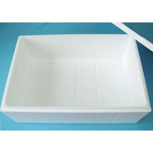 スチロールBOX （大） 1セット（本体・フタ）【クーラーボックス】内寸：570×375×H180　...