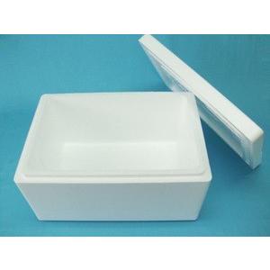 スチロールBOX（大） 1セット（本体・フタ）【クーラーボックス】内寸：440×280×H212　H...