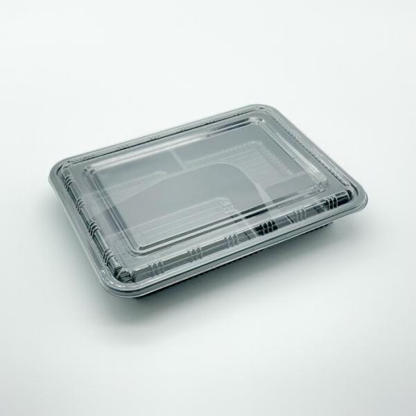 使い捨て 弁当容器 100枚  Z-253-1 BS黒 蓋つき230×170×33(6)mmシーピー...