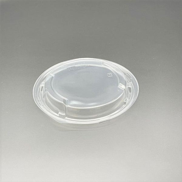 ケース：600枚 ホット麺18専用　通気別売フタ - Φ176×23mm - 透明 爆買