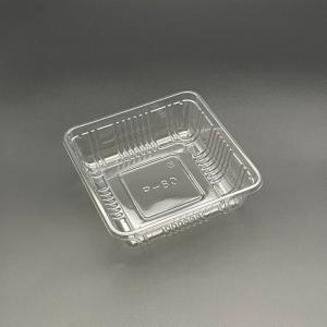 ケース：1600枚 使い捨てフルーツケース P-80 100枚 167×167×48mm - ミネロン 透明 果物 青果 A-PET 生産農家 青果店 りんご 梨 ぶどう いちご みかん 爆買