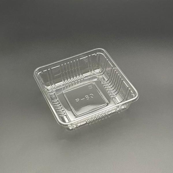 ケース：1600枚 使い捨てフルーツケース P-80 100枚  167×167×48mm - ミネ...