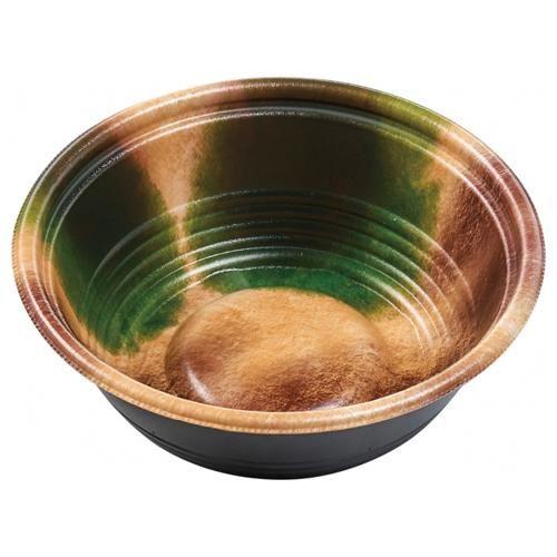 ケース：600枚 使い捨て麺容器 MFPホット麺18小（60）R　陶がすみ　本体 Φ179×60 m...