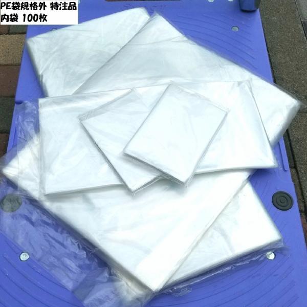 ポリ袋 PE袋  厚み0.03mm 規格外 600mm×800mm 300枚入 特殊サイズ コストダ...