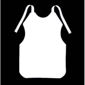 紙エプロン（小）8ッ折 （370×520mm） フジ 業務用 使い捨て