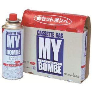 【3本】カセットボンベ マイ・ボンベL ニチネン 卓上コンロ カセットこんろ バーナー用 キャンプ BBQ 災害備蓄燃料 ガスボンベ　3本入｜パッケージ・マルシェ