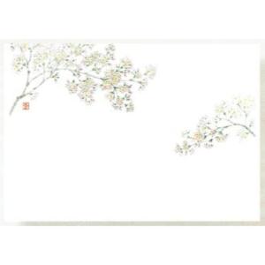 【100枚】高級和紙マット No.1259 桜 〈尺5〉 3月〜4月 業務用 使い捨て 紙 テーブルマット　100枚入