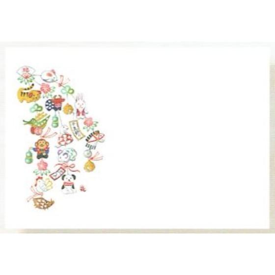 【100枚】高級和紙マット No.458 干支 〈尺3〉 オールシーズン 業務用 使い捨て 紙 テー...