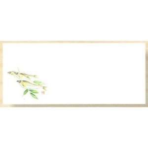 【100枚】高級和紙おてもとマット No.3280 若鮎 5月〜9月 業務用 使い捨て 紙 おてもとマット　100枚入