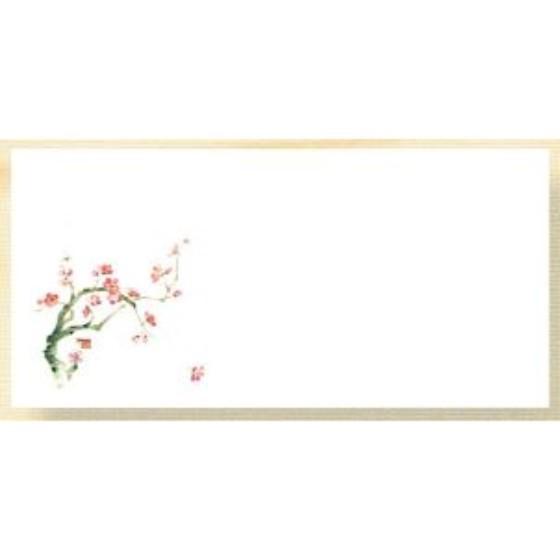 【100枚】高級和紙箸置きマット No.4230 梅 2月〜3月 業務用 使い捨て 紙 箸置きマット...