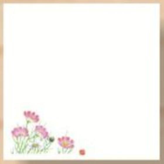 【100枚】耐油天紙 4寸 カラー 四季 業務用 No.0029 コスモス 9月〜10月 100枚入