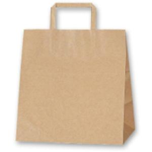 送料無料/直送” 手提げ紙袋 32-4 未晒無地 マチ巾広タイプ (巾320 マチ