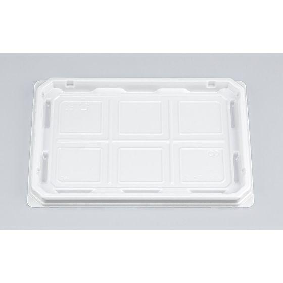 【50枚】UFパルチェ6 ホワイト本体 和菓子 6個用 シーピー化成 使い捨て 容器 業務用 食品 ...