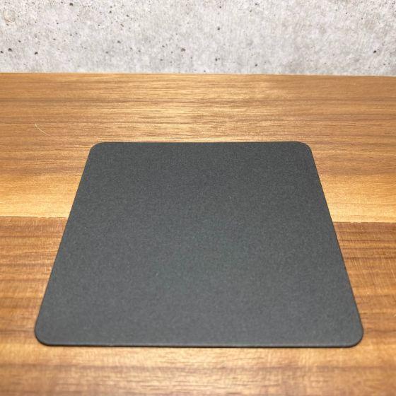 【100枚・送料無料】角・紙製 マットブラック コースター （90角×厚1.0mm） BAR 飲食店...