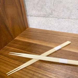 【100膳】竹箸 角箸 21cm 白帯巻 〈超...の詳細画像1