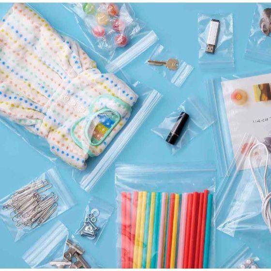 【100枚】ユニパック GPSL-4 （0.04タイプ） 生産日本社（セイニチ） チャック付きポリ袋...