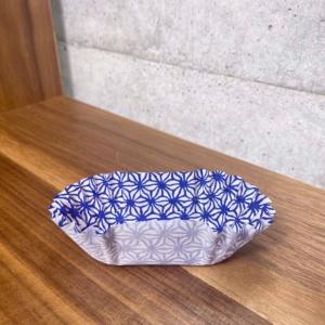 【250枚】小判7F・麻の葉柄(紺) 純白ペッ...の詳細画像1