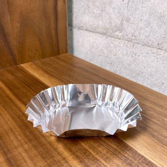 【500枚】30μ 厚手 小判Ｆ大 合紙ナシ （80×50×H25） フジ アルミケース 丸型 業務...