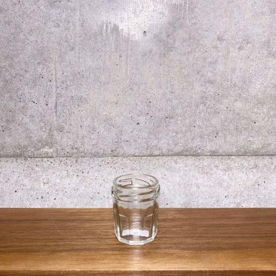 【1個】味彩30 華十角ST 瓶（本体） 協同硝子 ガラス ミニボトル 洋菓子 ジャム おしゃれ 小...