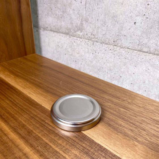 【1個】53RTS−Dシルバーハッポウ キャップ（フタ）　協同硝子 瓶 ガラス ミニボトル 洋菓子 ...