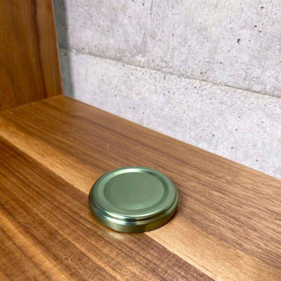 【1個】53RTS−Dフレッシュグリーンハッポウ キャップ（フタ）　協同硝子 瓶 ガラス ミニボトル...