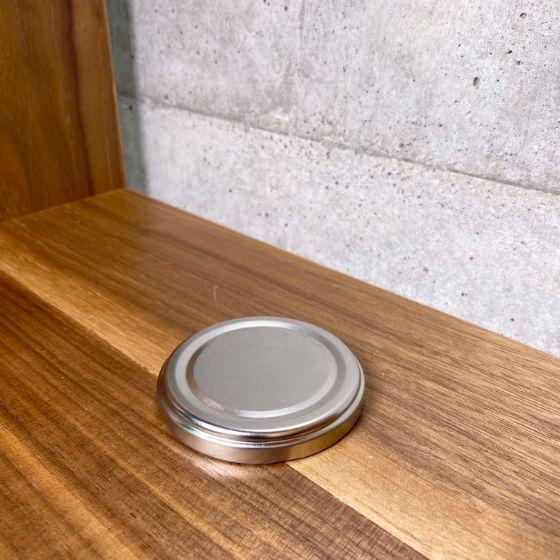 【1個】63RTS−Dシルバーハッポウ キャップ（フタ）　協同硝子 瓶 ガラス ミニボトル 洋菓子 ...