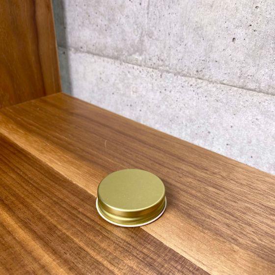 【1個】S42金バフ キャップ（フタ） 協同硝子 瓶 ガラス ミニボトル 洋菓子 ジャム 小瓶 おし...