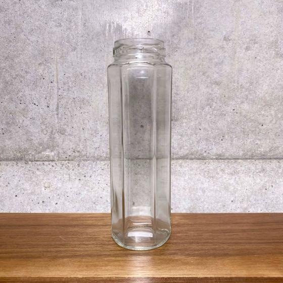 【60個】味彩200 六角ST 瓶（本体） 協同硝子 ガラス ミニボトル 洋菓子 ドレッシング おし...