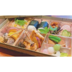 【20個】HANABI 小鉢膳656 竹皮柄 ...の詳細画像1