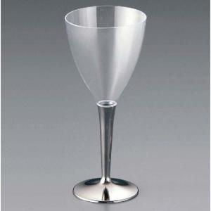 使い捨てグラス）シャンパングラスシルバー 約115ml MZCFSL 10個/1組入