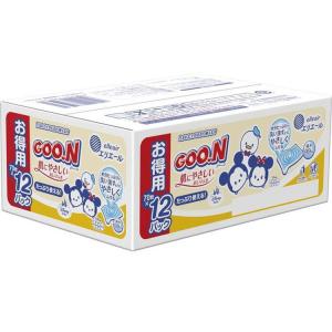 48個】グーン 肌にやさしいおしりふきつめかえ用 GOO.N 大王製紙 70枚